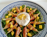Foto del paso 8 de la receta: Ensalada de brevas y espinacas con vinagreta de mango