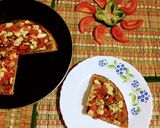A picture of step 11 of Pan Poha Pizza.