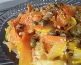Foto del paso 8 de la receta: Cintas de zanahoria y calabacín amarillo...😜🥒🥕🍝🍜🥗🥙