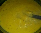 A picture of step 8 of Bundi ki kadhi.