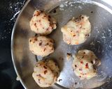 A picture of step 1 of Aloo Stuffed Dahiwade Vrat Special.