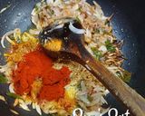 A picture of step 4 of Zunka/Jhunka - A Signature Maharashtrian Dish.