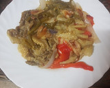 Foto del paso 2 de la receta: Mi versión de la escalibada con ajo tostado