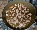 A picture of step 2 of One Pan Spaghetti Carbonara.