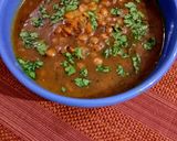 A picture of step 12 of Chane ki Dal.