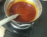 A picture of step 2 of Sechezwan chutney for Chinese bhel.