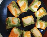 कलरफूल तिरंगा ब्रेड (Colourful tiranga bread recipe in Hindi) रेसिपी चरण 4 फोटो
