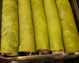 Foto del paso 3 de la receta: Panqueques masa de espinaca rellenos sin tacc