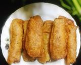 A picture of step 3 of Beguni (Egg Plant Fritters).