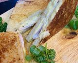 Une image de l'étape 4 de Croque monsieur.