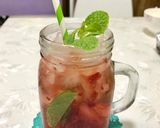 Hình bước làm 9 của món Strawberry 🍓 & Coconut Mojito Mocktail