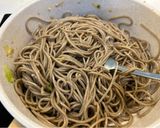 Hình bước làm 1 của món Mì Soba Xào Nấm Chay