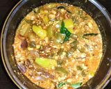A picture of step 4 of Fresh lobia green brinjal gravy.