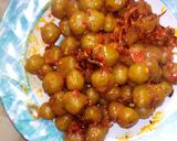 A picture of step 7 of Dan sululum and sauce.