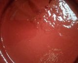 A picture of step 3 of Redvelvet pancake.