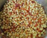 A picture of step 5 of Soft maize with green peas.