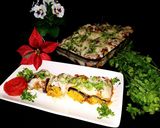 A picture of step 9 of Italiano Sushi Or Aubergine Rolls.