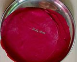 A picture of step 3 of Beet pheni.