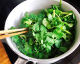 A picture of step 2 of 🌱 Korean Watercress Salad with Toasted Sesame (Vegan Banchan).