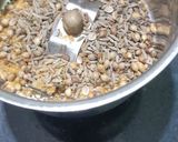 A picture of step 3 of Instant Green chilli pickle.