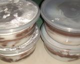 Foto langkah ke 4 dari resep Puding Santan Zebra.