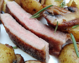 Foto del paso 8 de la receta: Secreto con patatas salteadas y champiñones