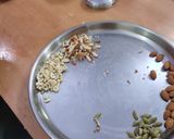 A picture of step 3 of #GCS#koya,kaju,coconut modak#.