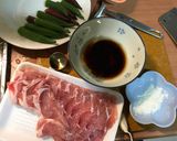 秋葵肉捲的食譜步驟1照片