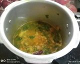 A picture of step 2 of Spinach / dal palak.