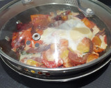 Foto del paso 3 de la receta: Verduras al horno con huevo al vapor