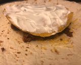 A picture of step 3 of Lauren’s Crunchwrap Supreme.
