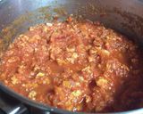 Foto del paso 3 de la receta Empanada de hojaldre rellena de salsa boloñesa vegana