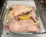 Foto del paso 1 de la receta: Pollo asado receta tradicional con parrillada de verduras y romescu