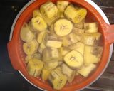 A picture of step 1 of Creamed Matoke and Sweet Potatoes.