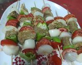 A picture of step 1 of Grilled Lamb Shish Kebab.