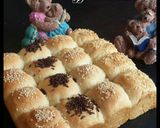 Foto langkah ke 18 dari resep Eggless Bread Roti sobek tanpa Telur #BeraniBaking.