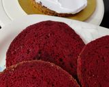 A picture of step 7 of Christmas special Red Velvet Cake 🎂.