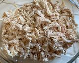 A picture of step 2 of Filipino Style Macaroni Chicken Salad.