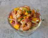 A picture of step 4 of Prawns cocktail with a twist 🍤🍸.