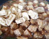 Foto langkah ke 6 dari resep Tahu Tempe Saus Pedas Manis.
