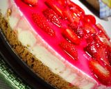 Foto do passo 7 de O Cheesecake de Morango da Marta