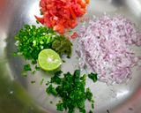 A picture of step 2 of Diet Bhel.
