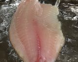 A picture of step 3 of Blackened fish.