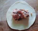 Hình bước làm 2 của món Bánh xếp nhân thịt (mul mandu)