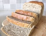 Foto langkah ke 21 dari resep Black Sesame Wholemeal Bread Loaf.