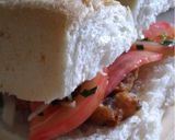 Foto del paso 3 de la receta: Sándwich de pescado y ensalada chilena