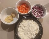 A picture of step 1 of Matar Paneer Bhurji.