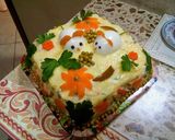 Pas rețetă Salată de boeuf (cu pui) 2 fotografie