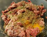 Foto del paso 4 de la receta: Pan de carne tipo arrollado con puré de batatas cremoso 🥩🍠