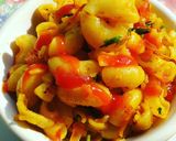 A picture of step 4 of Veg Macaroni.